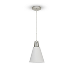 LAMPADARIO CON PORTALAMPADA E27 MAX 60W BASE IN RAME COPERTURA DI SABBIA BIANCA 220MM