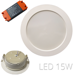 PANNELLO LED ROTONDO MAPAM TD 15W 4500K 95° 1300LM 110MM