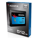 ADATA SSD ASU800SS 512GB 2.5'' NAND FLASH 3D TLC 560/520MB/s (SIAE INCLUSA)