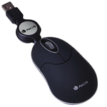 NGS MOUSE PORTATILE SIN BLACK CAVO RETRATTILE NERO ean 8435430606461