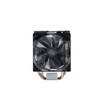 COOLER MASTER Ventola Hyper 212 LED Turbo Black Cover, Tower, 2x 120mm 600-1600RPM PWM fan with Red LED, 4x 6mm DC heatpipes, Full Socket