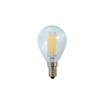 LAMPADINA LED FILAMENTO MINI GOCCIA CHIARA E14 4W LUCE CALDA 3000°K