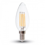 LAMPADINA LED FILAMENTO CANDELA 4W LUCE NATURALE 4000K