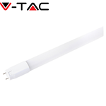 TUBO LED T8 18W 120CM TERMOPLASTIC ATTACCO ROTANTE 6400K LUCE FREDDA CHIP SAMSUNG 655