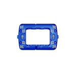 SUPPORTO TRE POSTI COMPATIBILE LIVING LIGHT COLORE BLU