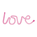 LAMPADA DA MURO APPLIQUE PLASTICA LED LOVE 