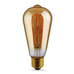 LAMPADINA E27 FILAMENTO VINTAGE ST64 5W 2000K