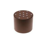 Rosone corten a 13 uscite con passacavo trasparenti premontati ø 150mm h 150mm, kit accessori incluso